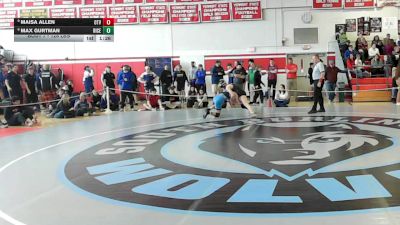 126 lbs Round Of 16 - Maisa Allen, Otter Valley vs Max Gurtman, Rice