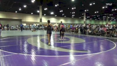 105 lbs Semis & 1st Wrestleback (8 Team) - Jenesis Sanders, CLAW vs Kameron Easter, Charlie`s Angels-FL Blk