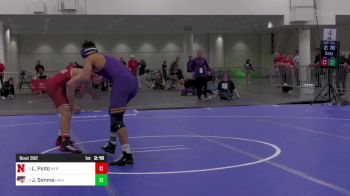 174 lbs C Of 8 #2 - Lenny Pinto, Nebraska vs Jared Simma, Northern Iowa