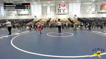 215 lbs Cons. Round 4 - Nolan Boyles, Club Not Listed vs Jason Burns, Lew-Port Wrestling