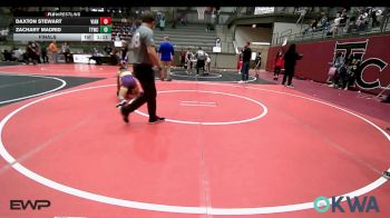 92 lbs Final - Daxton Stewart, Vian Wrestling Club vs Zachary Madrid, Team Tulsa Wrestling Club