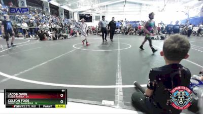 88 lbs Round 2 (4 Team) - Colton Foos, Potentially Dangerous vs Jacob Gwin, Kansas Mayhem