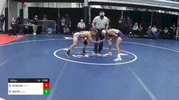 132 lbs Consolation - Noah Smith, Columbia vs David Ordonez, Putnam Valley HS