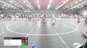 132 lbs Quarterfinal - Kayden Dauch, 84 Athletes vs Kiiaana Gavere, Young Guns - Quad Cities