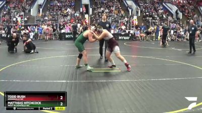 85 lbs Semifinal - Mason Stchur, Brighton WC vs Max Fox, Algonac Mat Rats