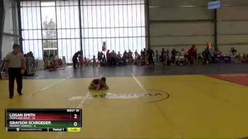 60 lbs Round 4 - Grayson Schroeder, Midwest Maniacs vs Logan Smith, Maryland GOLD