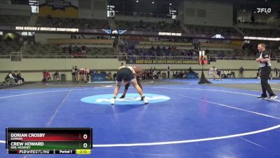 285 lbs 3rd Place Match - Crew Howard, Neb.-Kearney vs Dorian Crosby, Gannon