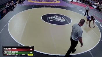 Cons. Round 2 - Makayla Dixon, Ralston Girls vs Keymone George, Omaha Central Girls