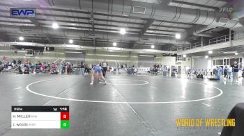 115 lbs Quarterfinal - Harley MILLER, Raw Wrestling Club vs Zaylyn Woods, Spartan Mat Club