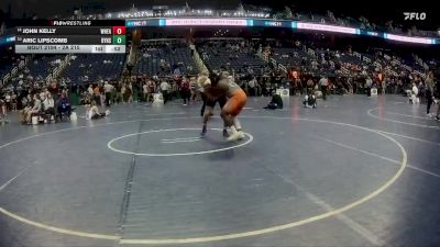 2A 215 lbs Cons. Round 1 - Aric Lipscomb, Bartlett Yancey High School vs John Kelly, Wheatmore