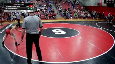 108 lbs 1st Place Match - Slade Horwat, Derry vs Ethan Thompson, Southmoreland