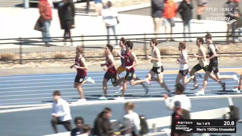 Men's 1500m Unseeded, Finals 1
