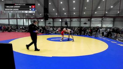 Junior Boys GR - 157 lbs Champ. Round 2 - William Lowery, WA vs Hesston Likens, OR
