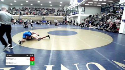 157 lbs Round Of 16 - Brady Unger, University At Buffalo vs Devon Deem, Navy