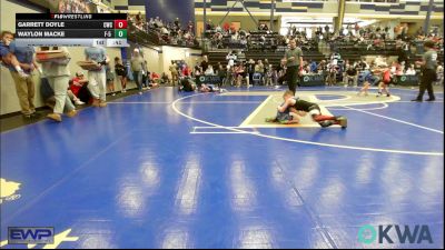 52 lbs Final - Garrett Doyle, Cowboy Wrestling Club vs Waylon Macke, F-5 Grappling