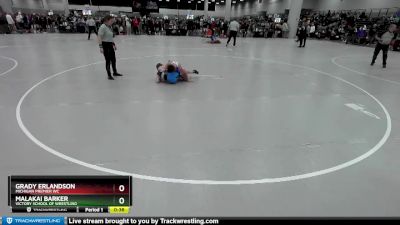 106 lbs Cons. Round 4 - Malakai Barker, Victory School Of Wrestling vs Grady Erlandson, Michigan Premier WC