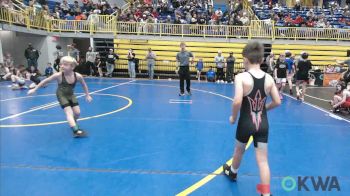 61 lbs Consi Of 8 #2 - Gunnar Brown, Duncan Demon Wrestling vs TeeJay Henry, Comanche Takedown Club