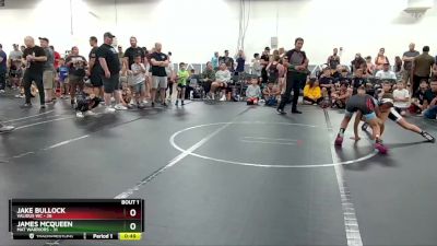 92 lbs Round 1 (4 Team) - Jake Bullock, Validus WC vs James McQueen, Mat Warriors