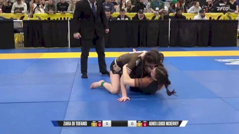 Agnes Louise McKervey vs Zara Di Tofano 2024 World IBJJF Jiu-Jitsu No-Gi Championship