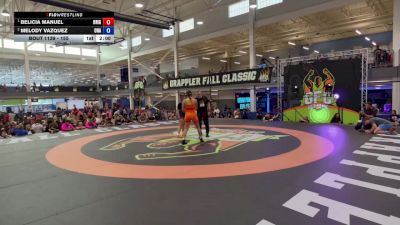 155 lbs Round 3 - Belicia Manuel, Unattached vs Melody Vazquez, Unattached