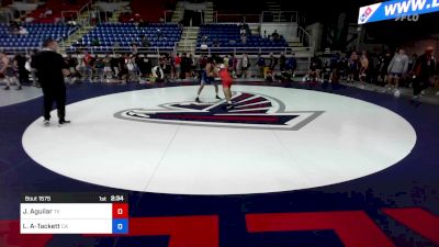 138 lbs Rnd Of 64 - Joel Aguilar, TX vs Luie Acosta-Tackett, CA