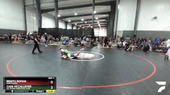 145 lbs Semifinal - Cade McCallister, All-Phase Wrestling Club vs Benito Roman, Unattached