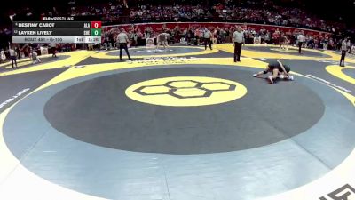 G-100 lbs Champ. Round 1 - Destiny Cabot, G-Avon Lake vs Layken Lively, G-Shenandoah
