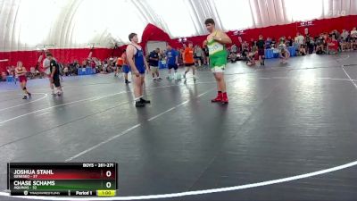 261-271 lbs Round 2 - Joshua Stahl, Geneseo vs Chase Schams, Aquinas