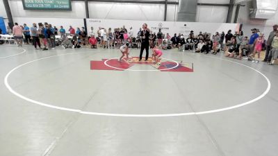 24 lbs Rr Rnd 1 - Lucy Milgrim, Wyoming SEM Women vs Stella Gifford, Michigan Rev Girls Blue