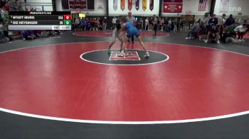 113 lbs Round 5 - Wyatt Iburg, Clear Creek-Amana vs Ike Heysinger, Dubuque Hempstead