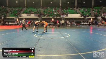 7A 285 lbs Cons. Round 2 - Sterling Threats, Grissom Hs vs Malakai Cooper, James Clemens HS