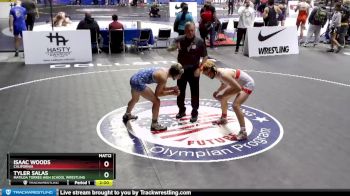 145 lbs Champ. Round 3 - Isaac Woods, California vs Tyler Salas, Matilda Torres High School Wrestling