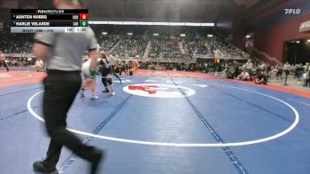 170 lbs 1st Place Match - Harlie Velarde, Lander Valley vs Ashten Hubbs, Cody