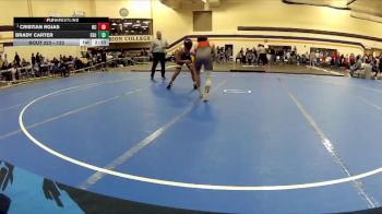133 lbs Semifinal - Cristian Rojas, Rochester Christian vs Brady Carter, East Stroudsburg University