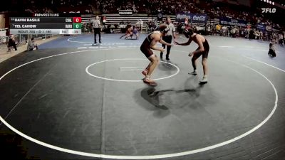 D 1 190 lbs Cons. Round 4 - Davin Basile, Chalmette vs Tel Cahow, Baton Rouge