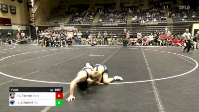 125 lbs Final - Charlie Farmer, Army vs Luke Lilledahl, Penn State