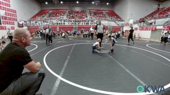 49 lbs Quarterfinal - Wyatt Adkisson, Division Bell Wrestling vs Hunter Hendricks, Ark City Takedown