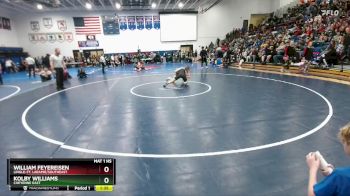 138 lbs Champ. Round 2 - William Feyereisen, Lingle-Ft. Laramie/Southeast vs Kolby Williams, Cheyenne East