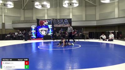 10U Boys - 63 lbs Semis - Cameron Gilbert, NOVA Wrestling Club vs Tucker Jackson, Contenders Wrestling Academy