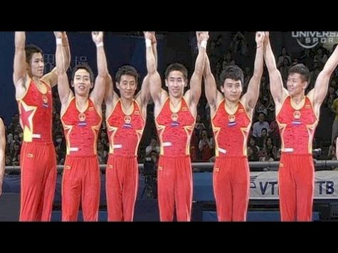Chinese Men keep Gymnastics Title