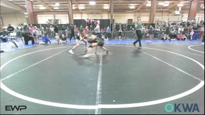 82-89 lbs Rr Rnd 3 - Della Howell, Henryetta Knights Wrestling Club vs Kennedy Blevins, Amped Wrestling Club