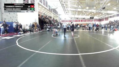 157 lbs Quarterfinal - Domenico Ternullo, Saint John's Prep vs Joshua Millerick, Taunton