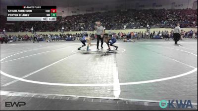 110 lbs Round Of 32 - Kyran Anderson, Fort Gibson Youth Wrestling vs Porter Chaney, Vinita Kids Wrestling
