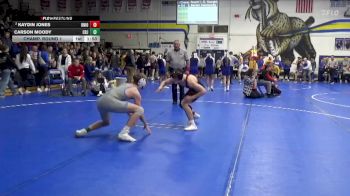 144 lbs Champ. Round 1 - Carson Moody, Cedar Rapids Jefferson vs Kaydin Jones, Union, LaPorte City
