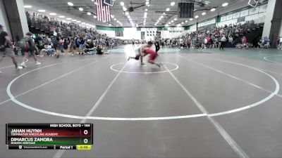 144 lbs Cons. Round 3 - Dimarcus Zamora, Rogers Heritage vs Jahan Huynh, Terminator Wrestling Academy