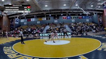 149 lbs Semifinal - Brennan Watkins, King vs John Carayiannis, Belmont Abbey