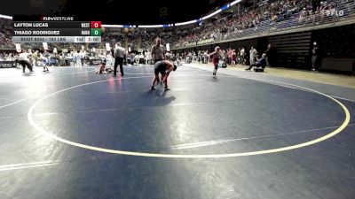 150 lbs Round Of 32 - Layton Lucas, West Branch vs Thiago Rodriguez, Hanover Area