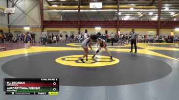 125 lbs Cons. Round 4 - P.J. Broadus, Lebanon HS vs Aurdreyonna Perkins, Cleveland