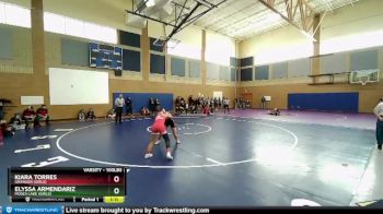 100lbs Quarterfinal - Elyssa Armendariz, Moses Lake (Girls) vs Kiara Torres, Granger (Girls)