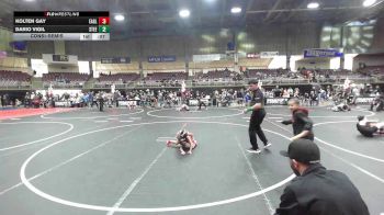46 lbs Consolation - Kolten Gay, Eaglecrest WC vs Dario Vigil, Steel City Reloaded WC